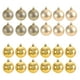 thumbnail image 1 of Wosthever 24 unids/set bolas colgantes fácil de Navidad esenciales bolas de decoración duraderas y confiables Kits de decoración para fiestas oro, 1 of 6