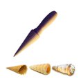 thumbnail image 1 of PENIKOKO Waffle Cone Maker Roller 1Set Wooden Cones for Baking Friends Who Love Ice Cream, 1 of 8