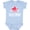 AE-Light Blue, variant on Red Friday Remembering Everyone Deployed with Red American Flag Boys or Girls Baby Bodysuit