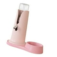 thumbnail image 3 of Dispensador de agua para hámster con forma de jaula, práctico e higiénico, botella de agua para hámster con soporte, comedero automático para mascotas rosa, 3 of 8