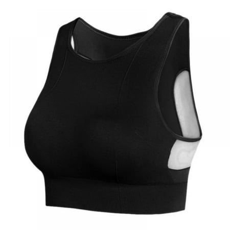 

EleaEleanor Women s Workout Sports Bra Non-Adjusted-Straps Bras Fixed Vest-Style Shoulder Strap Design Great for Running Exercising Yoga Dancing