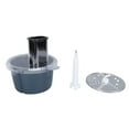 thumbnail image 1 of Food Processor Container Cutter Kit, Vegetable Cutter Blender High Efficiency Professional Safe  for Kitchen, 1 of 7