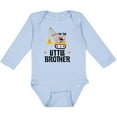 thumbnail image 3 of Inktastic Little Brother Construction Truck Boys Boys Long Sleeve Baby Bodysuit, 3 of 5