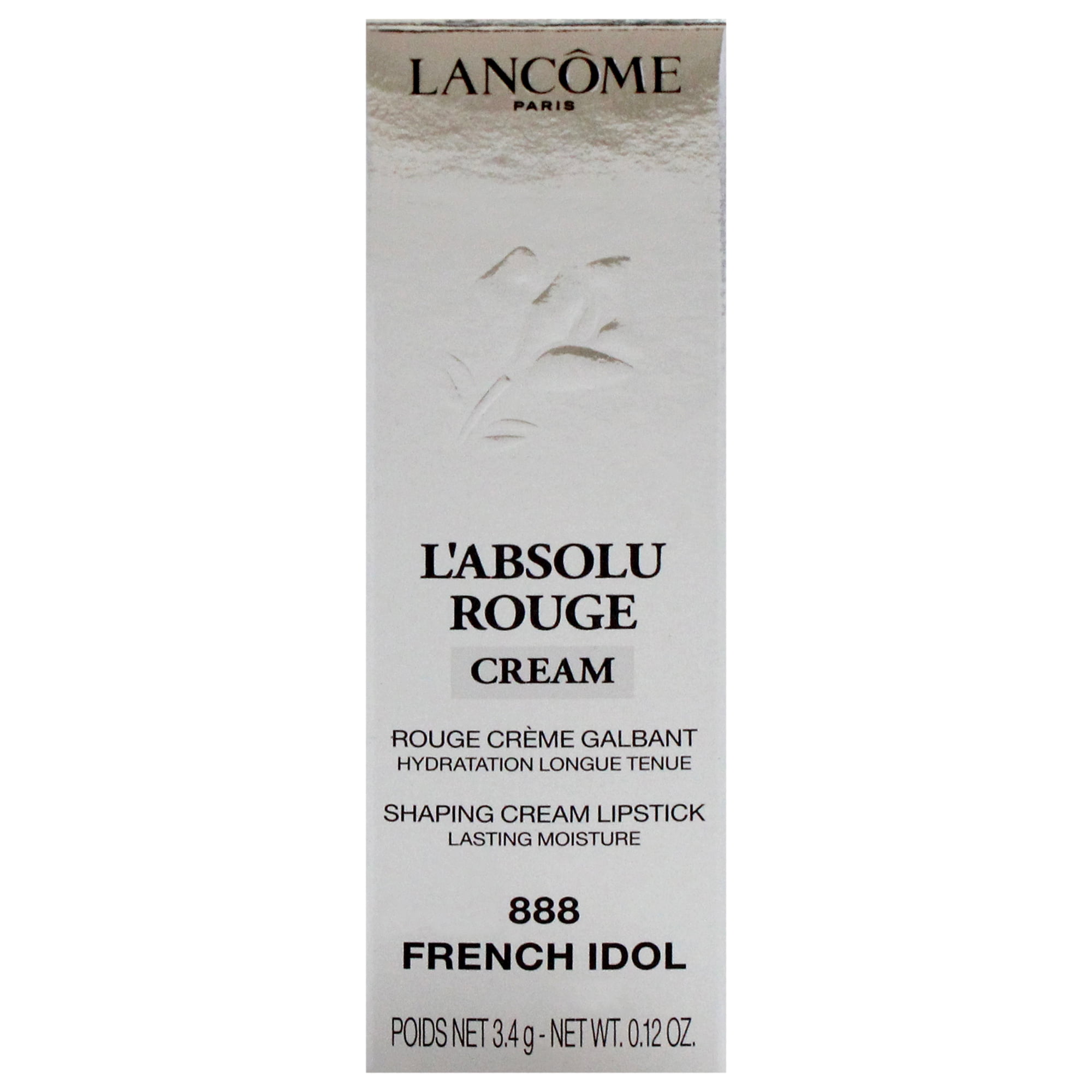 Lancome LAbsolu Rouge Cream Lipstick - 888 French Idol , 0.12 oz Lipstick