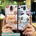 thumbnail image 5 of LYM-Phone Case For Nokia C100, Dirt-resistant TPU Anti-knock Simplicity Skin feel silicone Glitter Phone Lens Protection Cartoon cute Soft Case Waterproof protective Rotatable stand, 5 of 9
