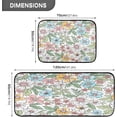 thumbnail image 3 of Small Colorful Flowers Kitchen Floor Mats Set of 2, Non-Slip Washable, Absorbent, Soft and Comfortable Kitchen Rugs, 19.7 "x27.6+19.7 "x47.2 Home Decor, 3 of 7