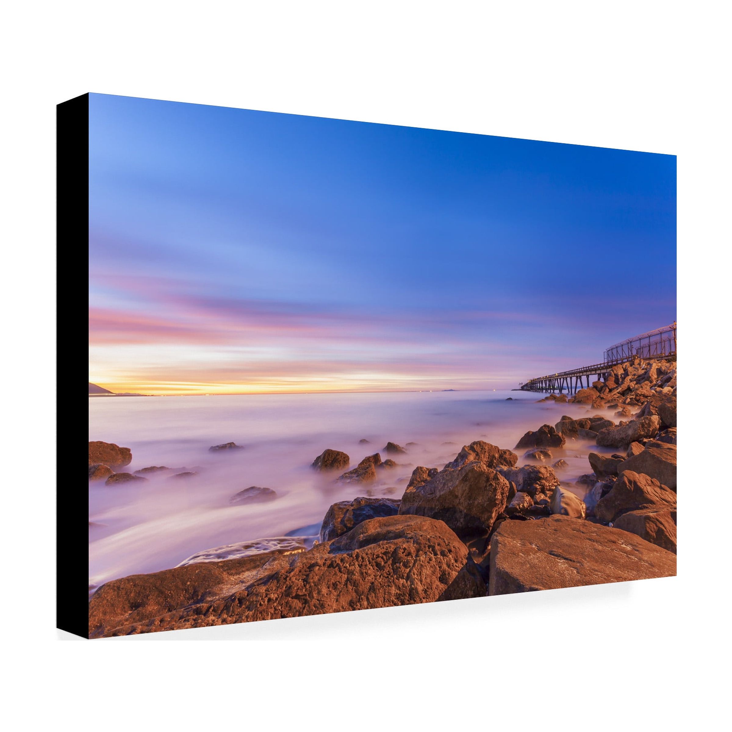 Trademark Fine Art Chris Moyer 'Low Shoals View' 16 x 24 (ALI0763-C1624GG)