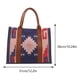 thumbnail image 2 of Bolso bohemio vibrante con estampado geométrico único, bolso de mensajero vintage para mujer, 2 of 8