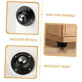 thumbnail image 5 of 16 Pcs Self Adhesive Caster Wheels, 360° Swivel Mini Rolling Wheels for Small Appliances, Furniture, Storage Bins & Trash Cans, Black, 5 of 11