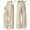 Khaki_#03, variant on Sewkxo Girls Wide Leg Sweatpants Drawstring Elastic Waist Baggy Pants Trendy Loose Athletic Joggers with Pocket,Black 120