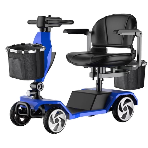 20A -- 32miles Electric Mobility Scooter for Adults,Wheelchair Device for Travel, Elderly. 350 lbs Max Weight, 350W Heavy Duty Mobility Scooters for Seniors wiht Two Baskets