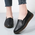 thumbnail image 6 of Black Women Flat Shoes With Breathable Design Round Toe Closed Toe For Leisure Wear, 6 of 9