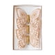 thumbnail image 4 of 3 piezas de mariposas para árbol de Navidad, decoración colgante de pared para el hogar Rosa, 4 of 9