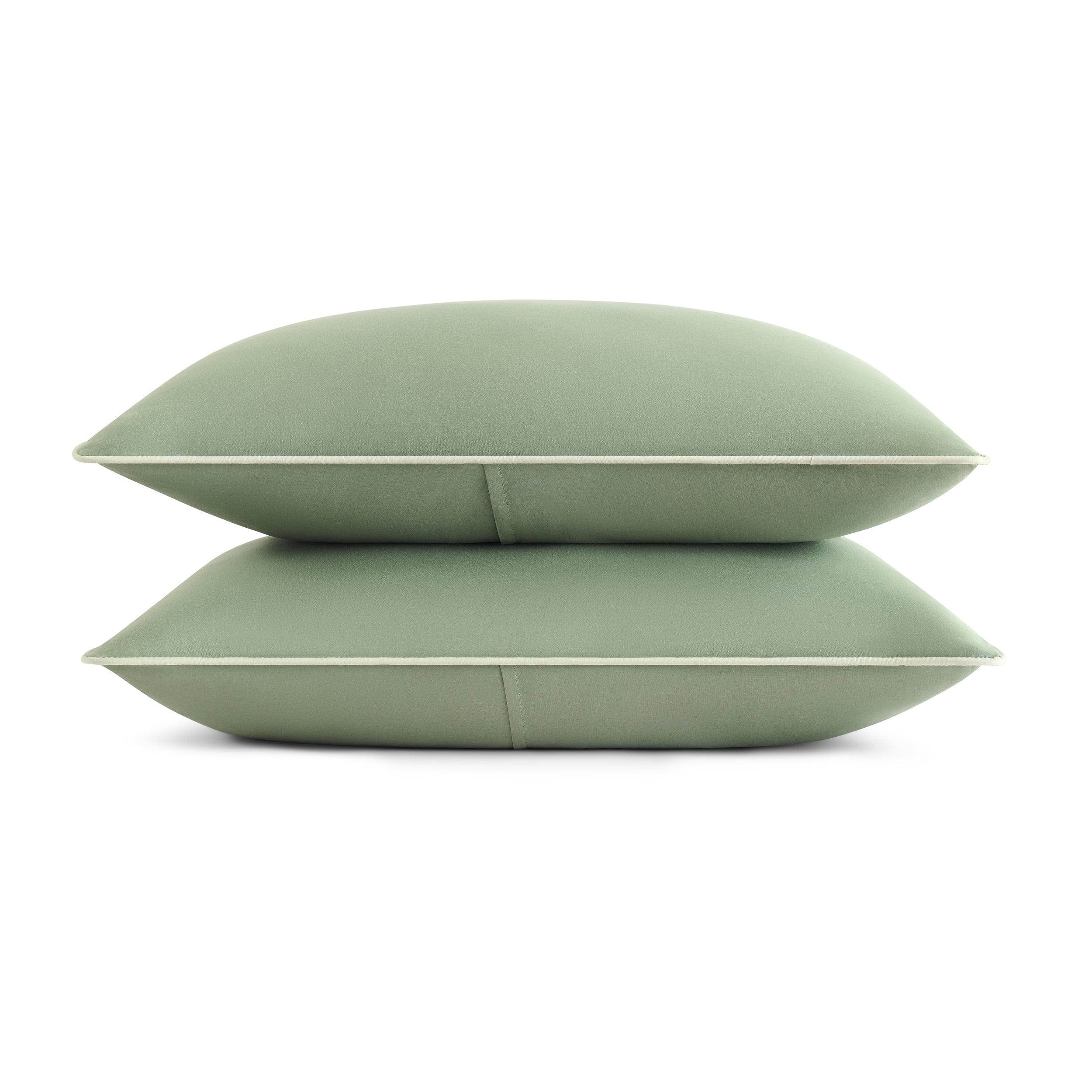 Wamsutta 1846 Cotton Tencel 3-Piece Sea Spray Green Solid Comforter Set, King