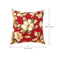 thumbnail image 4 of Greendale Home Fashions Roma Floral 17 in. Square Outdoor Throw Pillow (2-Pack), 4 of 6