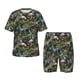 thumbnail image 1 of Balery Flamingos And Palm Leaves Conjunto de Pijama Infantil de Manga Corta con Estampado – Ropa de Dormir de Algodón Suave-Large, 1 of 6