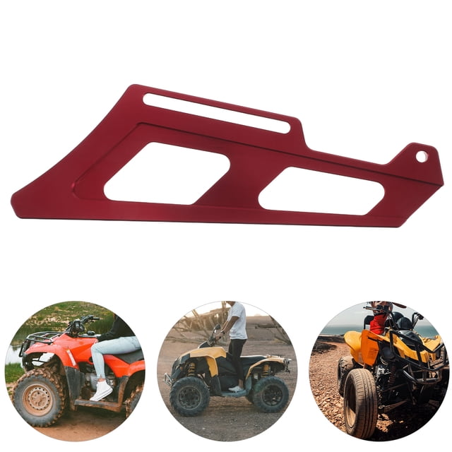 Luxshiny Guardia De Cadena Trasera Para Dirt Bike En Aluminio Rojo Con Aerodinámico Para Off-Road