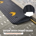 thumbnail image 5 of KFFKFF Upgraded Rubber Threshold Ramp, 1.5" Height Wheelchair Doorway Ramp, Durable Curb Ramp with 33069 lbs Load Capacity, Textured Non-Slip Surface for Wheelchairs and Scooters, 5 of 9