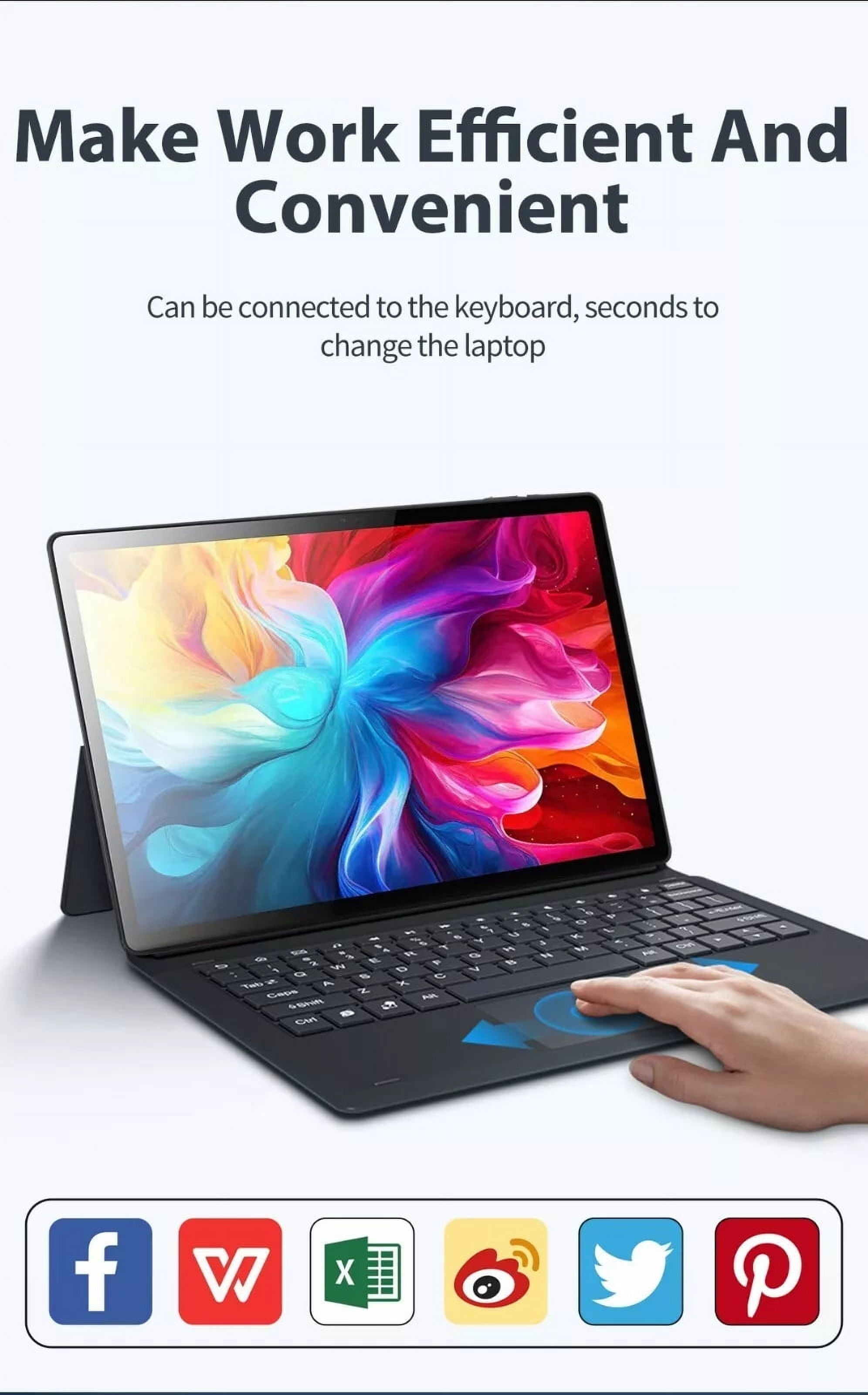 Tablet PC 14Inch Full Screen Android 14 16GB RAM+1TB ROM With Bluetooth Keyboard