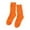 Orange, variant on HNMKIU Women's Solid Casual Warm Autumn Socks for Everyday Comfort and Cozy Style RD2,One Size