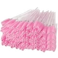thumbnail image 1 of 200 Pcs Brosse Jetable pour Cils, Brosse Spoolies Applicateurs de Mascara Brosses pour Sourcils Fournitures d'Extension des Cils - Rose, 1 of 7
