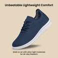 thumbnail image 3 of vibdiv Walking Shoes for Men Non Slip Running Shoes Lightweight Breathable Shoes Workout Gym Fashion Sneakers Navy Blue Size 10, 3 of 6
