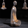 thumbnail image 3 of Buddha Statue Simple Buddhist Home and Garden Decoration Thinking Desktop Statuette, 3 of 7