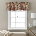 thumbnail image 3 of Farmhouse Valance Curtain Country Rustic Shabby Chic Retro Wooden Texture Window Valances Rod Pocket Short Curtains Window Treatments for Kitchen Bedroom Bathroom Laundry 56" x 16", 3 of 9