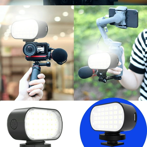 Qiopertar Clearance Home Decor Mini RGB Fills Light, Soft Light LED, Dazzling Color Photography Light, Live Broadcast, Outdoor Photography Light, Easy To Carry under $5 Saving Up To 99% Off