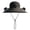 Dark Gray, variant on Powered Fan Hat 2-in-1 Neck Fanv, Solar and USB Dual Power Supply, 3000 mAh Rechargeable Essentials Men Women Outdoor Fishing Hat for Hiking Camping Black