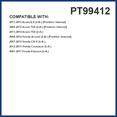 thumbnail image 2 of PG Transmission Filter Kit PT99412 | Fits 2009-14 Acura TSX, 2013-15 ILX, 2007-11 Honda Element, 2007-14 CR-V, 2008-12 Accord, 2012-15 Crosstour, 2 of 7