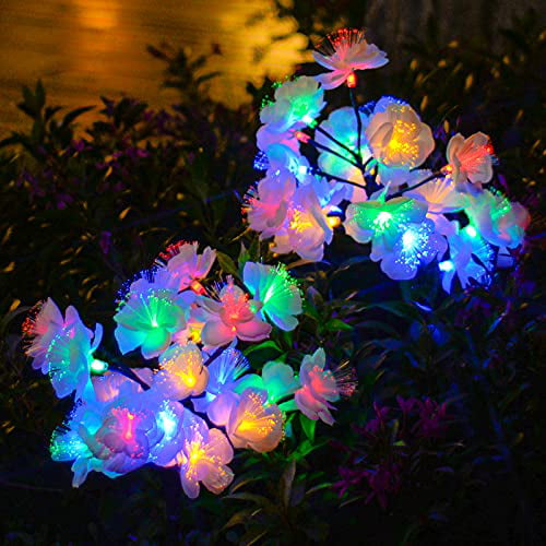 Petunia LED Fairy Colorful String Lights Fiber Optic Light Decoration for Weddin 