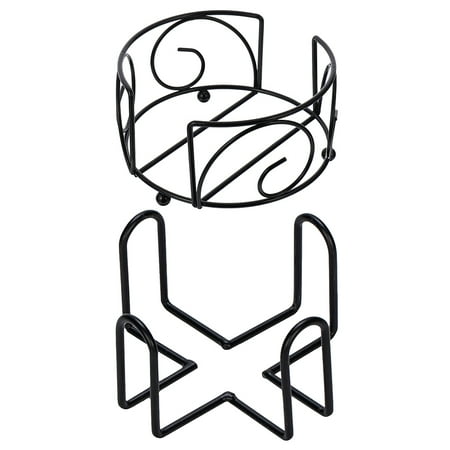 

2Pcs Coaster Holder Placemat Storage Rack Iron Art Cup Mat Stand Kitchen Gadget