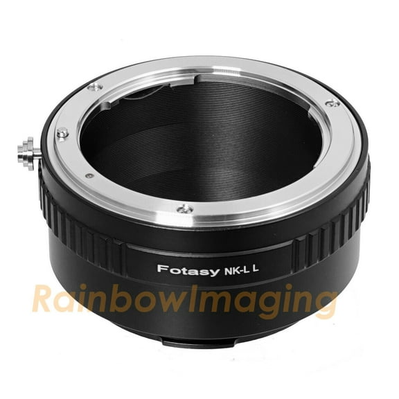 Fotasy Nikon Lens to Leica L Mount Adapter, Compatible with Leica TL2 TL T CL SL SL2 SL2-S and Panasnoc S1 S1R S1H S5 and Sigma fp fp L