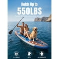 thumbnail image 4 of HLDIRECT 11'6" x 35" Inflatable Stand Up Paddle Board with Seat, Extra Long & Wide SUP Board, Non-Slip Stable Deck for Adults & Youth, 4 of 8