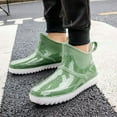 thumbnail image 2 of KELINFONG Mens Deck Boots Waterproof Fishing Rain Boots Anti Slip Chelsea Boots Ankle Booties for Boating Camping, 2 of 5