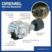 Dremel 670-01 Mini Saw Power Rotary Tool Attachment Quick-Connect Attach System with Safety Guard