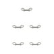 thumbnail image 1 of Greeniant Perno Gancho de seguridad Ganchos de doble punta resistentes a la corrosión Clips de metal de alta dureza Usar cadena de correa Plata Type2 NO2, 1 of 6