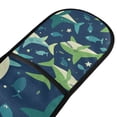 thumbnail image 4 of Yayeee Double Oven Mitt Kitchen Heat Resistant Baking 35" x7" Quilted Glove, Sharks Pattern, 4 of 6
