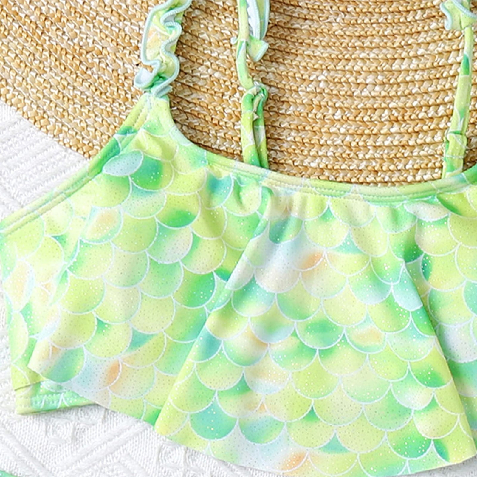 Akiihool Girl Swimsuit irls Two Piece Tankini with Shorts Swimsuit