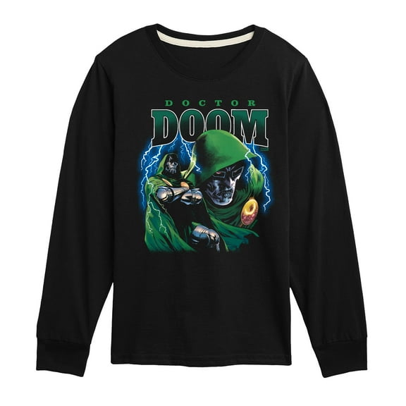 Fantastic Four - Doom Bootleg - Youth Boys Long Sleeve Graphic T-Shirt
