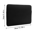 thumbnail image 4 of Bolso para ordenador de 13 pulgadas con doble cremallera, funda con cremallera para portátil, bolsos para portátiles para Macbook, 4 of 8
