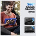 thumbnail image 6 of For Samsung Galaxy Tab A11+/A11 Plus Case 11 inch, 360 Rotating Shockproof Cover with Stand, Screen Protector, Shoulder Strap (2025, SM-X230/X235/X236), Blue, 6 of 7
