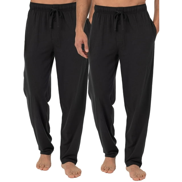 Pantalón para dormir Fruit of the Loom, tejido de punto para hombre, talla XL