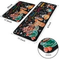 thumbnail image 3 of Artistic and Colorful Kitchen Rugs 2PCS, Anti Fatigue Kitchen Mats for Floor, Coffee Kitchen Rugs Thickening Non Skid Washable Absorbent Kitchen Mats Set for Kitchen Office 17.3"×30"+17.3"×47", 3 of 6