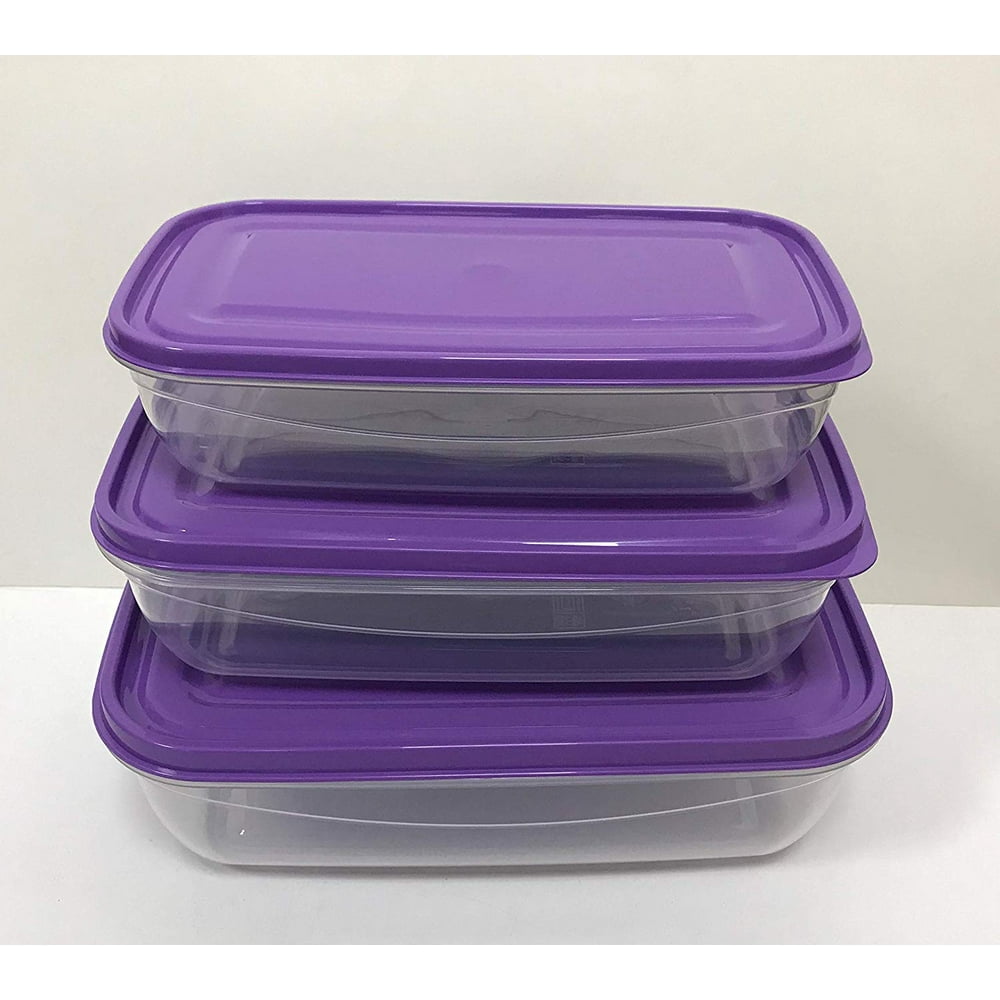 All For You Plastic Food Storage Container Set with lids