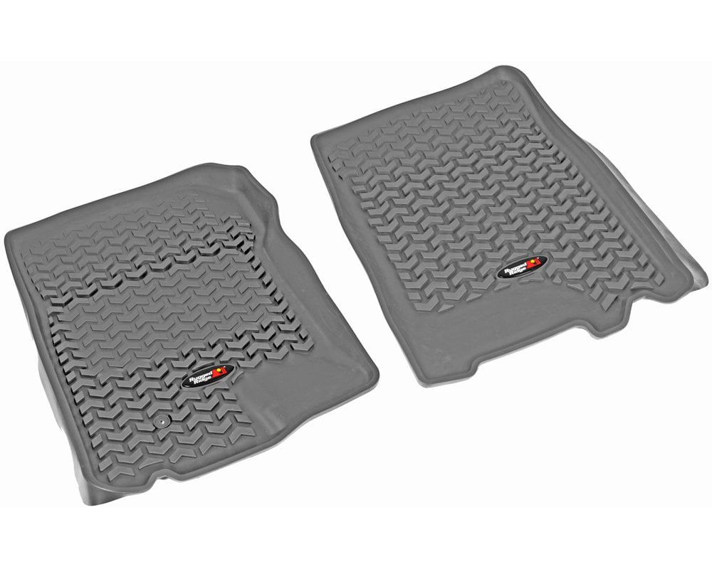 Rugged Ridge 84902.05 Floor Liner, Front; Gray, 19972002 Ford