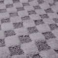 thumbnail image 3 of REGALWOVEN Pack of 2 Faux Fur Soft Plaid Decorative Throw Pillow Covers Square Plush Pillowcase Gray 12" x 20", 3 of 6