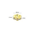 thumbnail image 2 of Unique Bargains 6mm Spacer Beads, 200pcs Bead Spacers Rhinestone Round Bulk Beads Wave for Jewelry Making, Gold, 2 of 5