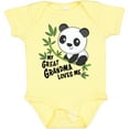 thumbnail image 3 of Inktastic My Great Grandma Loves Me Cute Panda Boys or Girls Baby Bodysuit, 3 of 5